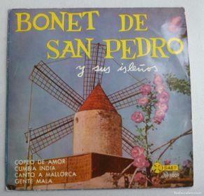 Discos de vinil: BONET DE SAN PEDRO // COPEO DE AMOR+3 // 1960 // EP